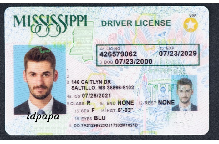 Mississippi Card